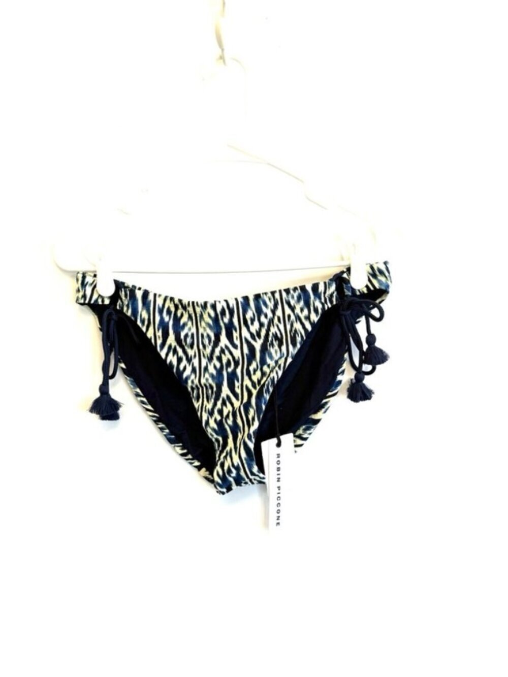 Robin Piccone Women’s Blue/White Bikini Bottom Size L